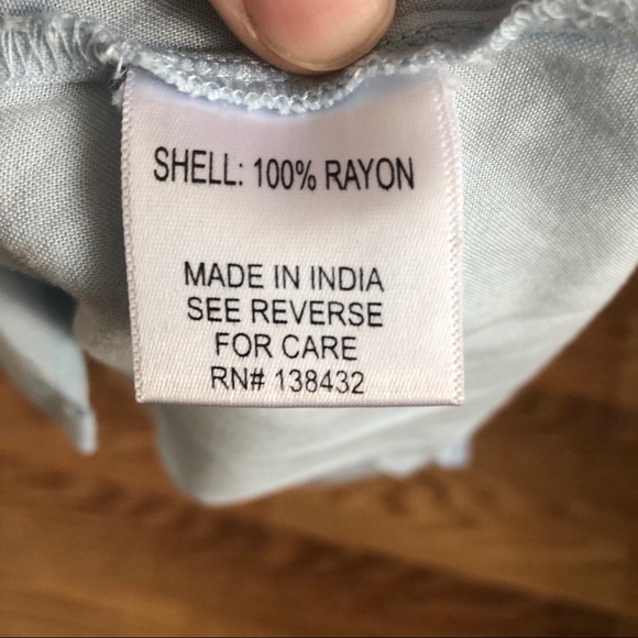 ModCloth light blue button up - Picture 6 of 8